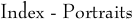 Index - Portraits